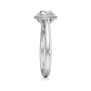 Elira Marquise Halo Plain Band