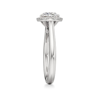 Elira Marquise Halo Plain Band