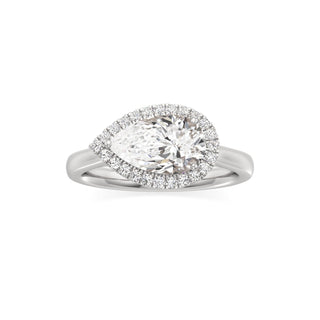 Elira Marquise Halo Plain Band