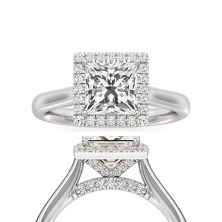 Elira Marquise Halo Plain Band