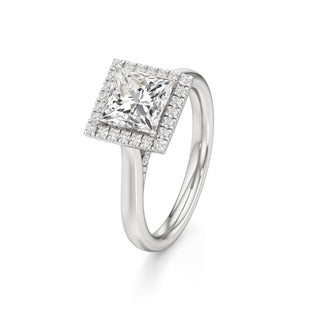Elira Marquise Halo Plain Band