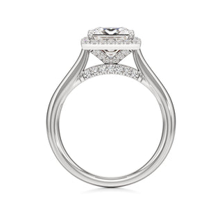 Elira Marquise Halo Plain Band
