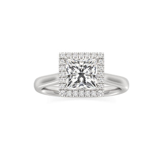 Elira Marquise Halo Plain Band