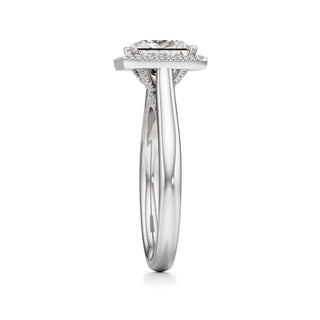 Elira Marquise Halo Plain Band
