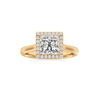 Elira Marquise Halo Plain Band