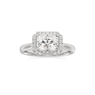 Elira Marquise Halo Plain Band