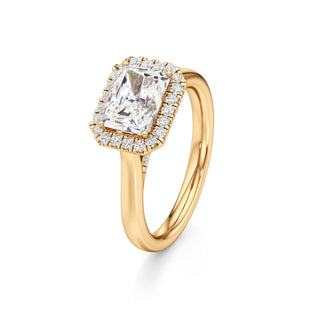 Elira Marquise Halo Plain Band