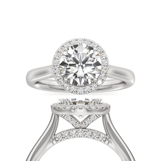 Elira Marquise Halo Plain Band