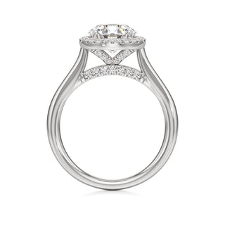 Elira Marquise Halo Plain Band