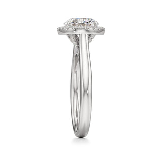 Elira Marquise Halo Plain Band