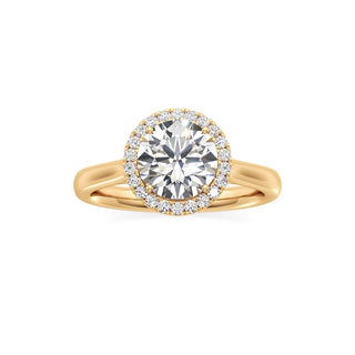 Elira Marquise Halo Plain Band