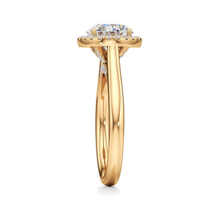 Elira Marquise Halo Plain Band