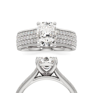 Elysian Round Wide Multi-Row Pave