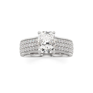 Elysian Round Wide Multi-Row Pave