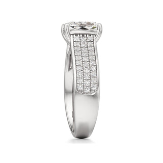 Elysian Round Wide Multi-Row Pave