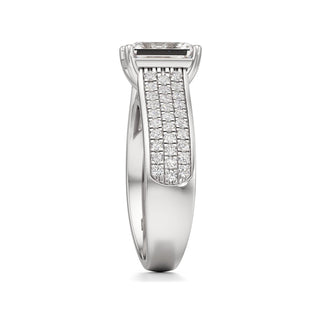 Elysian Round Wide Multi-Row Pave