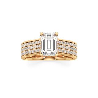 Elysian Round Wide Multi-Row Pave