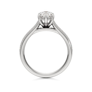 Elysian Round Wide Multi-Row Pave