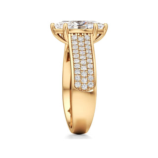 Elysian Round Wide Multi-Row Pave
