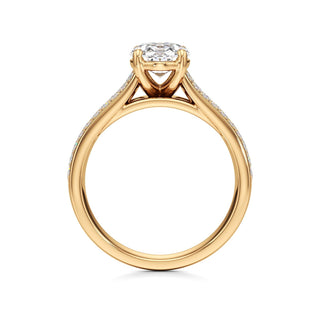 Elysian Round Wide Multi-Row Pave