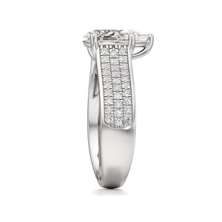 Elysian Round Wide Multi-Row Pave