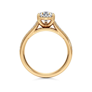 Elysian Round Wide Multi-Row Pave