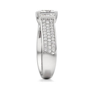 Elysian Round Wide Multi-Row Pave