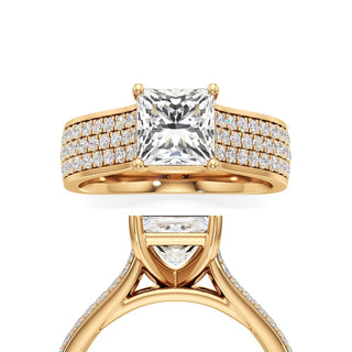 Elysian Round Wide Multi-Row Pave