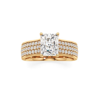 Elysian Round Wide Multi-Row Pave