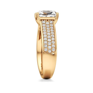 Elysian Round Wide Multi-Row Pave