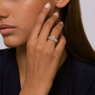Elysian Round Wide Multi-Row Pave