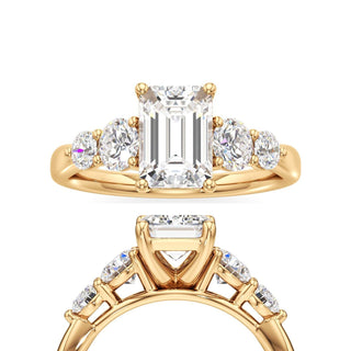 Galia Emerald Five Stone