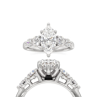 Galia Emerald Five Stone