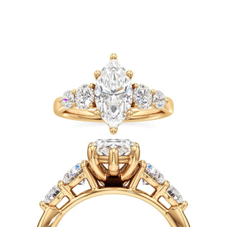 Galia Emerald Five Stone