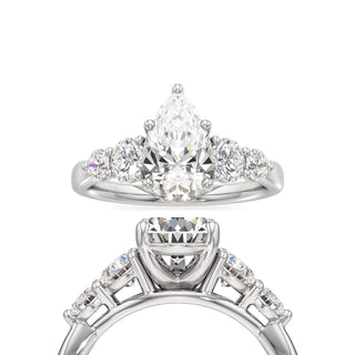 Galia Emerald Five Stone