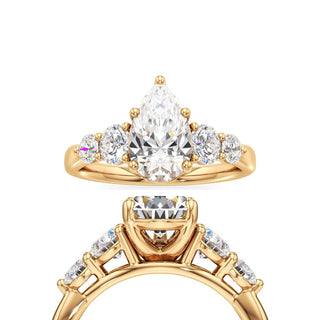 Galia Emerald Five Stone