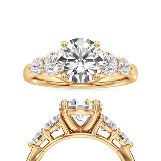 Galia Emerald Five Stone