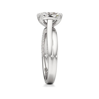 Gwynne Radiant Side Pave Band