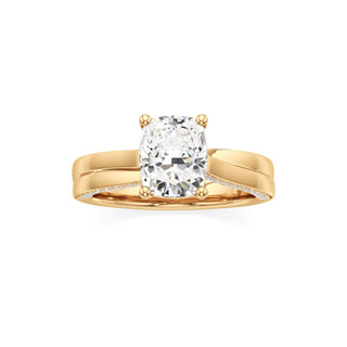 Gwynne Radiant Side Pave Band