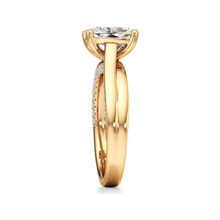 Gwynne Radiant Side Pave Band