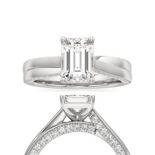 Gwynne Radiant Side Pave Band