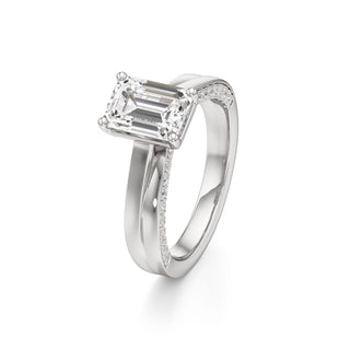 Gwynne Radiant Side Pave Band