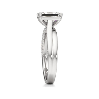 Gwynne Radiant Side Pave Band