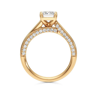Gwynne Radiant Side Pave Band