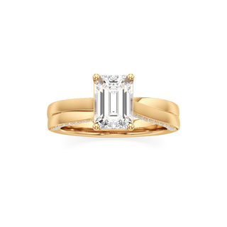 Gwynne Radiant Side Pave Band
