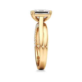 Gwynne Radiant Side Pave Band