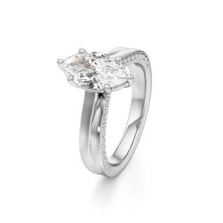 Gwynne Radiant Side Pave Band