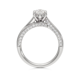Gwynne Radiant Side Pave Band