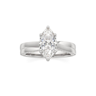 Gwynne Radiant Side Pave Band