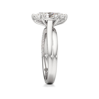 Gwynne Radiant Side Pave Band